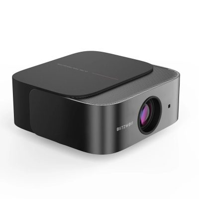 BlitzWolf® BW-V10 - 1080P, Android 13.0 projektor - 500 ANSI Lumen, ultravékony kivitel. Elektronikus fókusz és trapézkorrekció