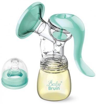 BabyBruin kétfázisú mellszívó PP széles nyakú cumisüveggel