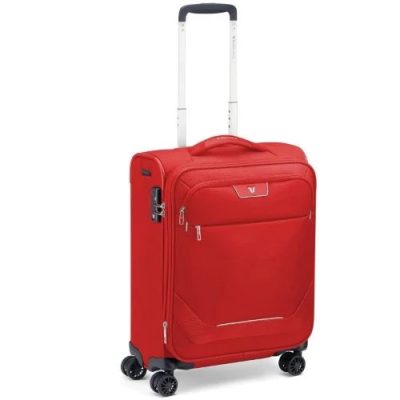 Roncato Joy piros 4 kerekes 55x40x20 S bővíthető kabinbőrönd 