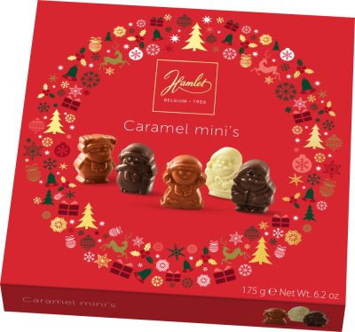 Hamlet Karácsonyi Caramel Mini's (Piros) 175g