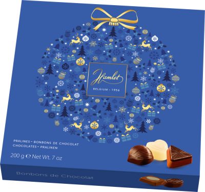 Hamlet - Karácsonyi Praliné Válogatás Kék 200g