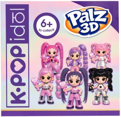 Palz 3D K-pop Idols figura 6 cm – 1 db véletlenszerű 