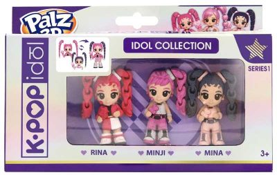 Palz 3D K-pop Idol Collection figura szett 3 db 6 cm 