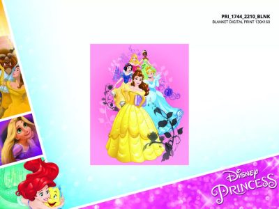 Disney Hercegnők polár takaró - 100 x 150 cm