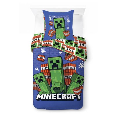 Minecraft Survive the Spiral ágyneműhuzat 140×200cm, 70×90 cm
