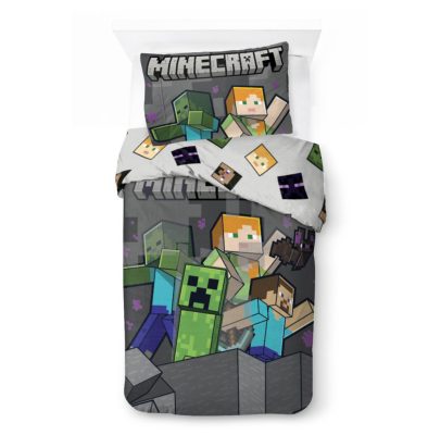 Minecraft Mob Fushion Mayhem ágyneműhuzat 140×200cm, 70×90 cm