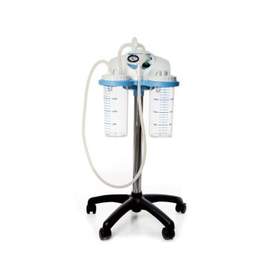 SUPER VEGA gurulós váladékszívó készülék, 2 × 2 literes tartállyal, 40 l/min