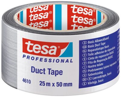 Tesa Basic Duct Tape 25m*50mm ezüst ragasztószalag (6/karton)