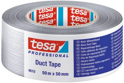 Tesa Basic Duct Tape 50m*50mm ezüst ragasztószalag (6/karton)