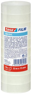 Tesa Basic Film 15mm*33m transzparens (10/karton)