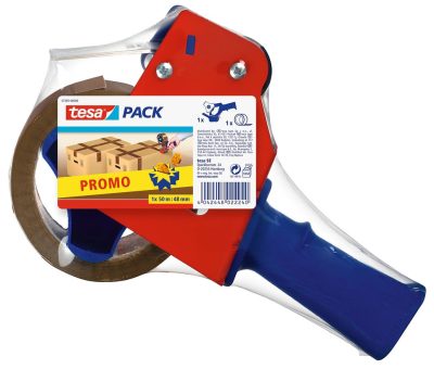 Tesa Kézi csomagzáró gép + Csomagolószalag 50m*48mm 4280 (18/karton)