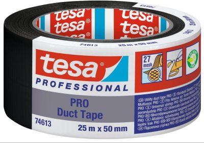 Tesa Eco Pro Duct Tape 25m*50mm fekete ragasztószalag (6/karton)