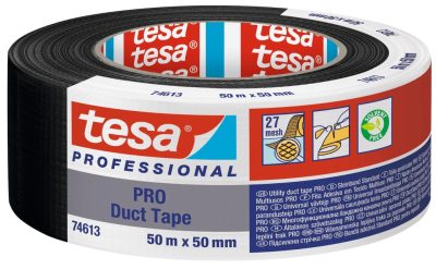 Tesa Eco Pro Duct Tape 50m*50mm fekete ragasztószalag (6/karton)
