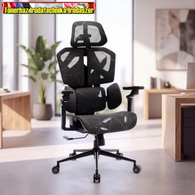 TitanMesh Pro Irodai forgószék oldalpárnával - fekete- 119 x 72 x 73 cm BMD1123BK