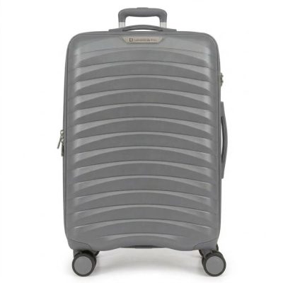 Feladható bővíthető bőrönd 20 kg M antracit Tosca 