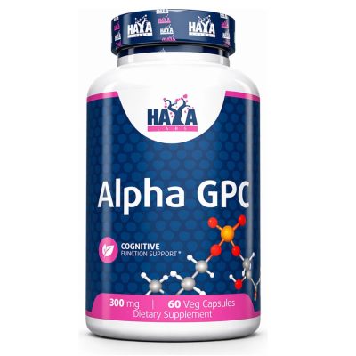 ALPHA GPC - Agyserkentés & Növekedési Hormon Fokozás - Fokozott Mentális & Fizikális Teljesítmény - 60 Kapszula - Haya Nutrition