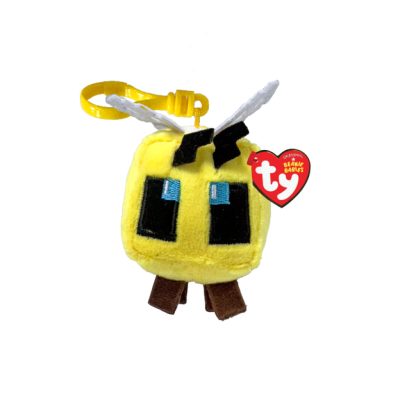 TY Beanie Babies Minecraft Méhecske Bee Clip 12 cm
