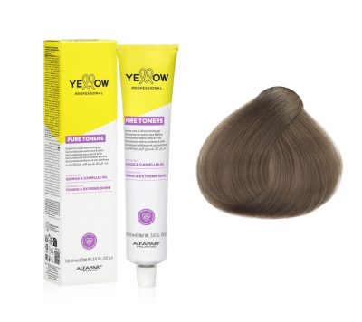 Yellow Pure Toners Supreme Care & Shine toner 100 ml, Metallic Ash .1
