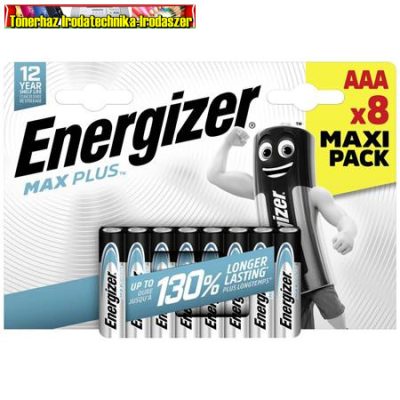 ENERGIZER Max Plus micro ceruza alkáli Elem, AAA , 8 db,/cs DB-ÁR