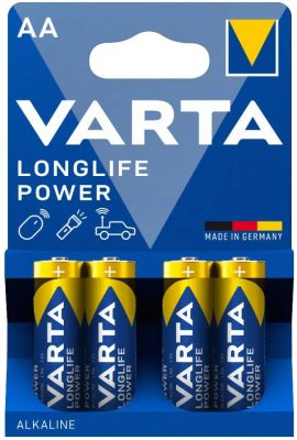 Varta Longlife Power AA B4 ceruza elem 4 db (20/karton)