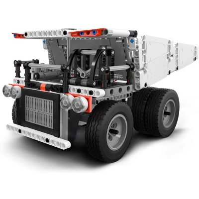 Xiaomi ONEBOT bánya teherautó, billencs - 500 építőkockákból összerakható billencs mechanikus működtetéssel