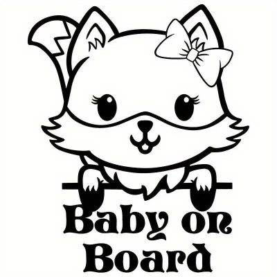 Baby on Board Róka matrica