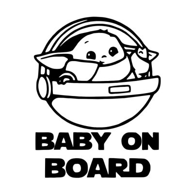 Baby Yoda matrica