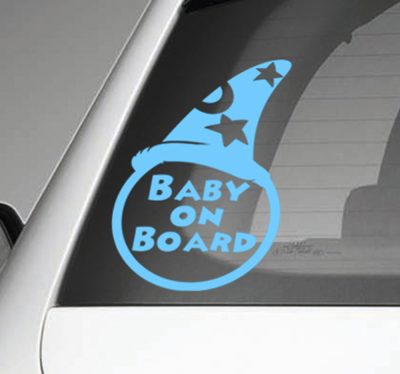 Fiús Baby on board matrica