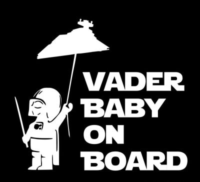 Star Wars Vader Baby matrica