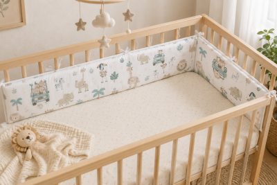 BabyBruin kiságy fejvédő és rácsvédő 25 × 420 cm