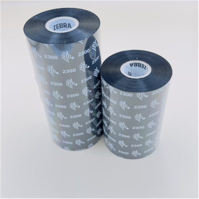 Festékszalag ZEBRA WAX 83mm x 450m OUT 1" (2300)