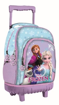 Disney Jégvarázs Winter Magic prémium gurulós iskolatáska, táska 44 cm