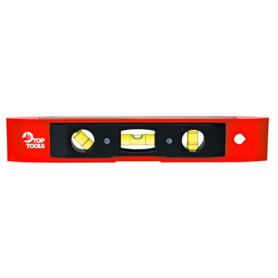 Top Tools Torpedó vízmérték, 230mm, 3 libella, mágneses 29C893