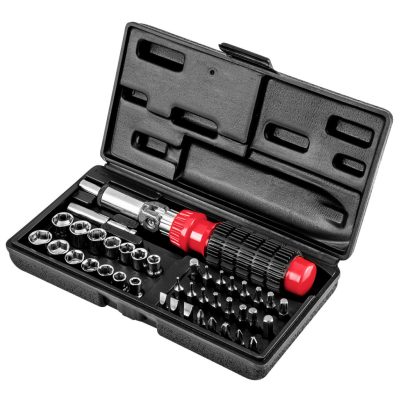 Top Tools Bitfejes Csavarhúzó készlet 41db, RACSNIS 39D386