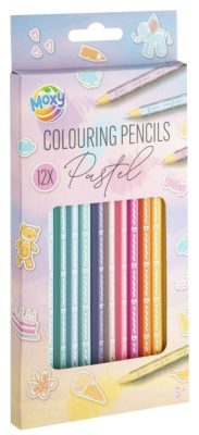 Színes ceruza Pastel szett 12 db-os