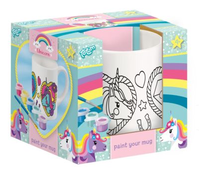 Unikornis Heart festhető porcelán bögre 235 ml Díszdobozban