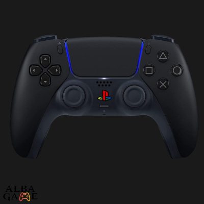DUALSENSE KONTROLLER (MIDNIGHT BLACK + EGYEDI PS GOMB) - HASZNÁLT