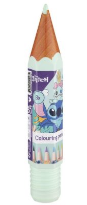 Disney Lilo és Stitch, A csillagkutya Cute színes ceruza szett 8 db-os
