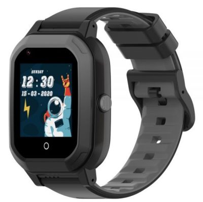 Wonlex KT20-F fekete, vízálló, wifi, gyerek okosóra GPS nyomkövetővel, magyar menüvel, fiúknak