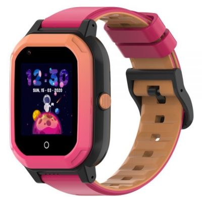 Wonlex KT20-P rózsaszín, vízálló, wifi, gyerek okosóra GPS nyomkövetővel, magyar menüvel, lányoknak