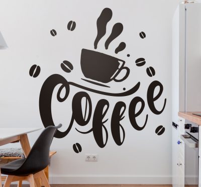 Coffee fali dekoráció