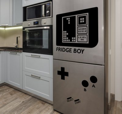 GameBoy stílusú matrica hűtőre