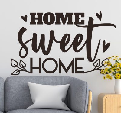 Home Sweet Home fali dekoráció