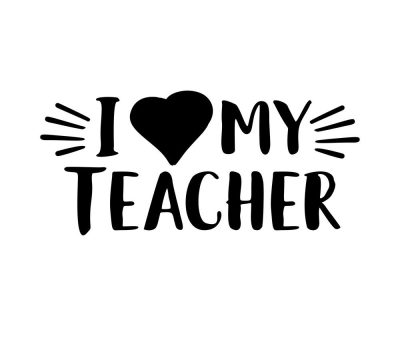 I love my teacher piktogram matrica