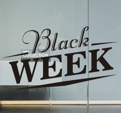 Black Week kirakatmatrica