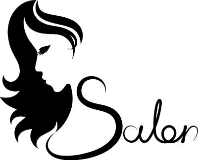 Salon fodrászat matrica