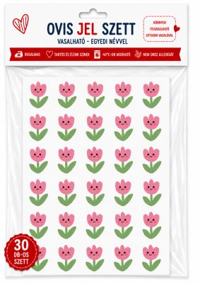 Vasalható ovis jel tulipán