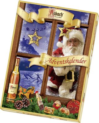 Asbach Adventi Naptár Alkoholos Válogatással 260g