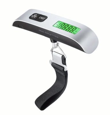 Hordozható, LCD kijelzővel bőröndmérleg