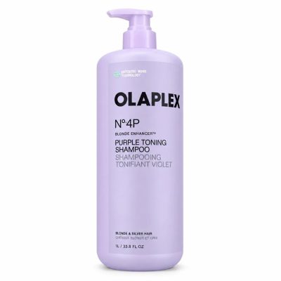 Olaplex No. 4P Blonde Enhancer szőke hajszínfokozó hamvasító sampon, 1 l